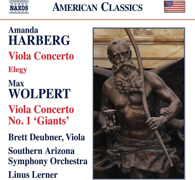 Southern Arizona Symphony Orchestra, Linus Lerner - Viola Concerto | Viola Concerto No. 1 "Giants" (CD)