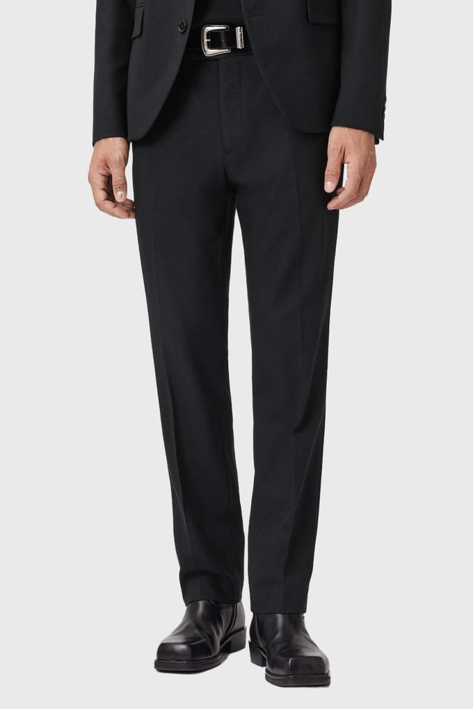 AllSaints Germain Trouser Black Taglia: W34 | Pantaloni Outlet | Uomo | Nero