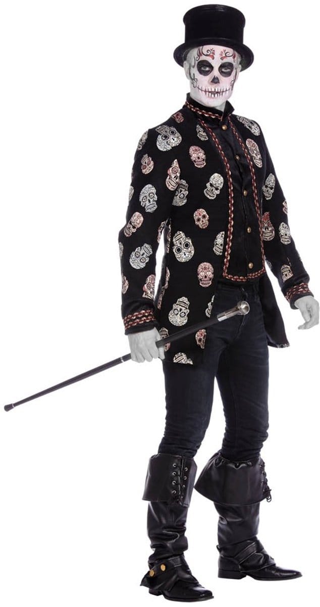 Jas - Day of the Dead Skull Heer - Maat XXL