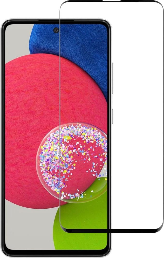 Screenprotector - Geschikt voor Samsung Galaxy A52s 5G - Full Cover - Beschermglas - Gehard Glas - Tempered Glass - Screen Protector