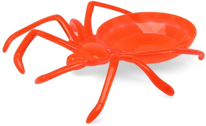 ATOSA - Oranje spinnenbakje 24 x 23 cm