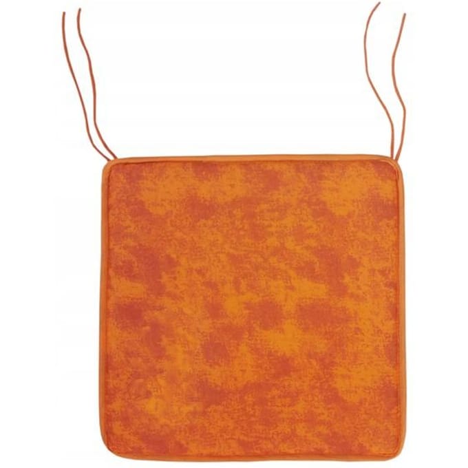 VOG - Tuinstoelkussen - 36 cm - Oranje - Polyester