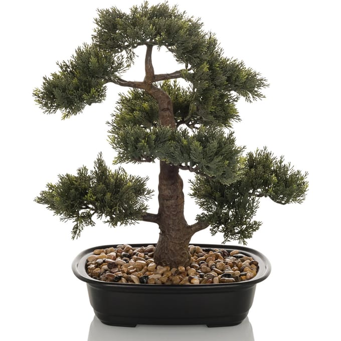 Kunstplant/kunstboom BONSAI 44 cm groen hjh OFFICE