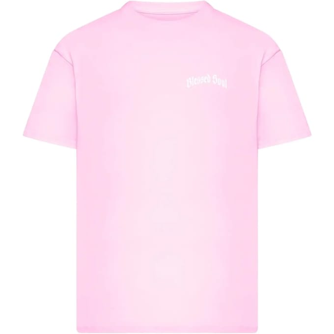 Mister Tee - Blessed Soul Mary Oversize Heren Tshirt - M - Roze