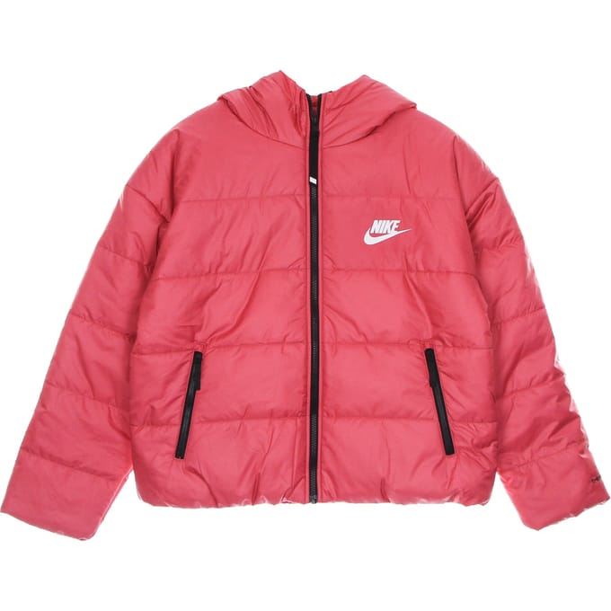 W Therma Fit Repel Klassiek jack met capuchon Archaeo Roze/zwart/wit donsjack voor dames