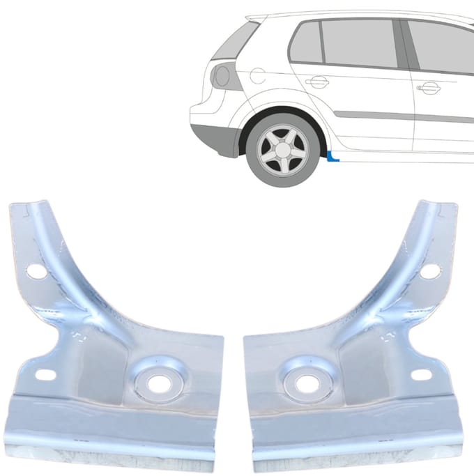 Reparatiepaneel uiteinde dorpel voor Volkswagen Golf 5 2003-2009