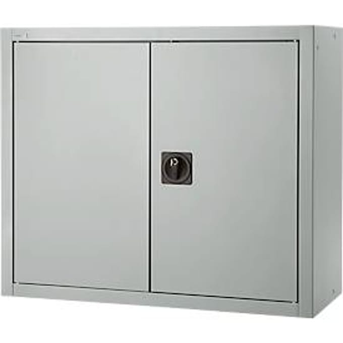 Schäfer Shop Select  opzetkast, afsluitbaar, hoogte 800 mm, breedte 950 mm, lichtgrijs