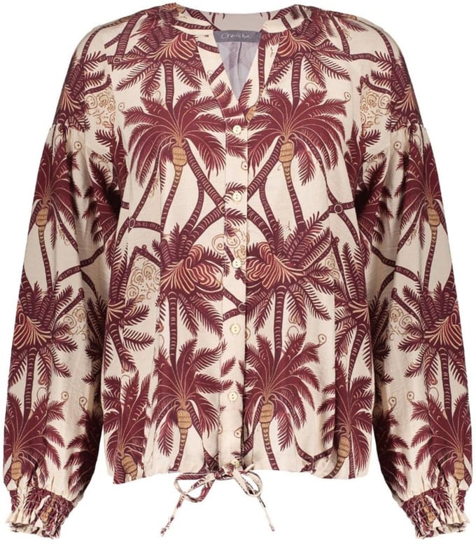 Geisha - Blouse - Bordeaux - L (40)