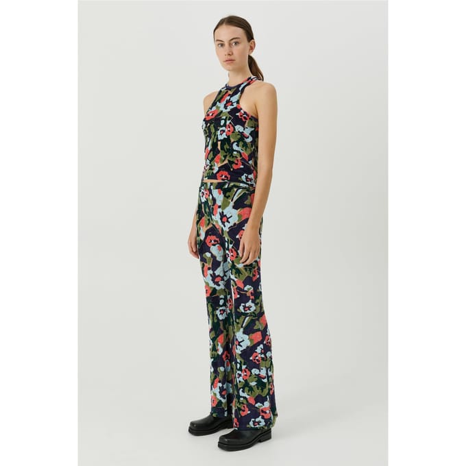 Soulland Nova Top Blue Multi Taglia: M/L | Canottiere Outlet | Unisex | Blu