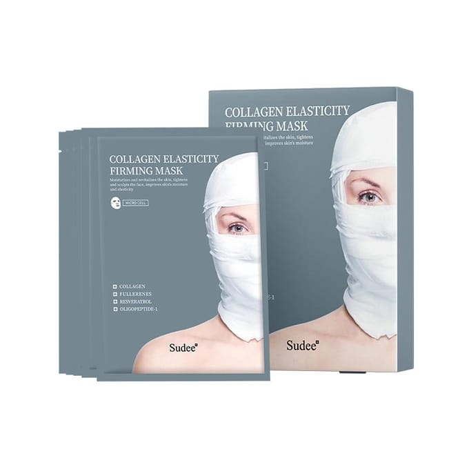 SUDEE Collageen Elasticiteit Verstevigend Masker 30ml(1 doos/5 stuks) 1box gray