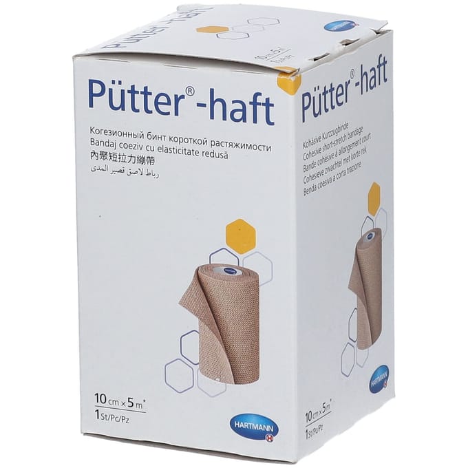 Hartmann Putter-Haft 10cm x 10m 931842 1 Verband