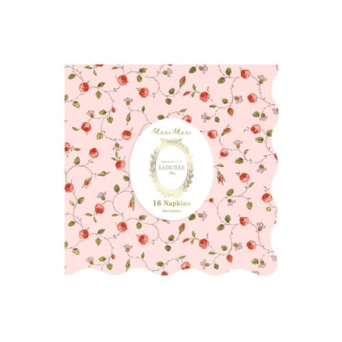 Meri meri x ladurée - servetten groot à 16 stuks marie-antoinette