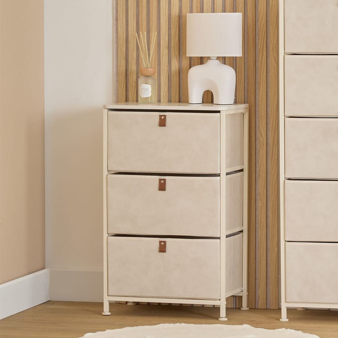 Eazy Living Mandenkast 3 Manden Verdun Beige