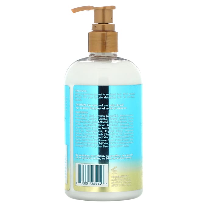 Mielle, Moisture RX, Moisturizing Leave-In Conditioner, Hawaiian Ginger, 12 fl oz (355 ml) blue