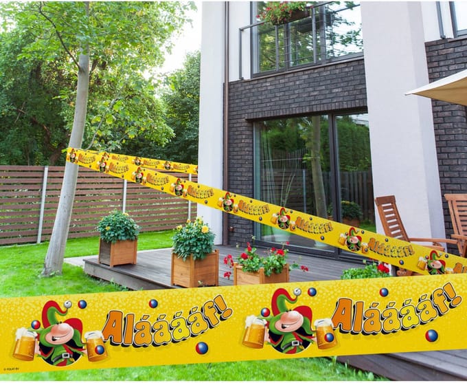 Folat - Markeerlint Alaaf geel (15 meter)