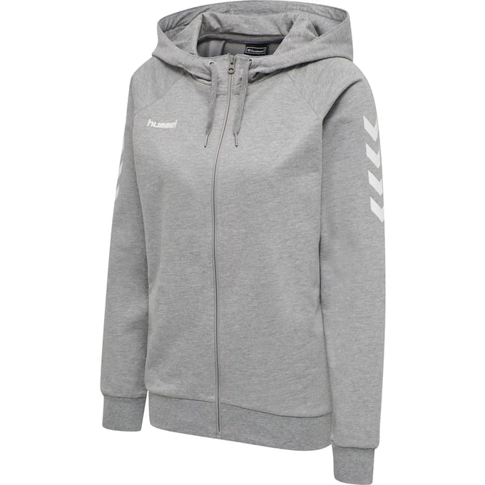 Dames hoodie met rits Hummel hmlGO cotton
