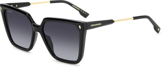 Dsquared2 D2 0135/S Rechthoekig Acetaat Vrouwen Zonnebril