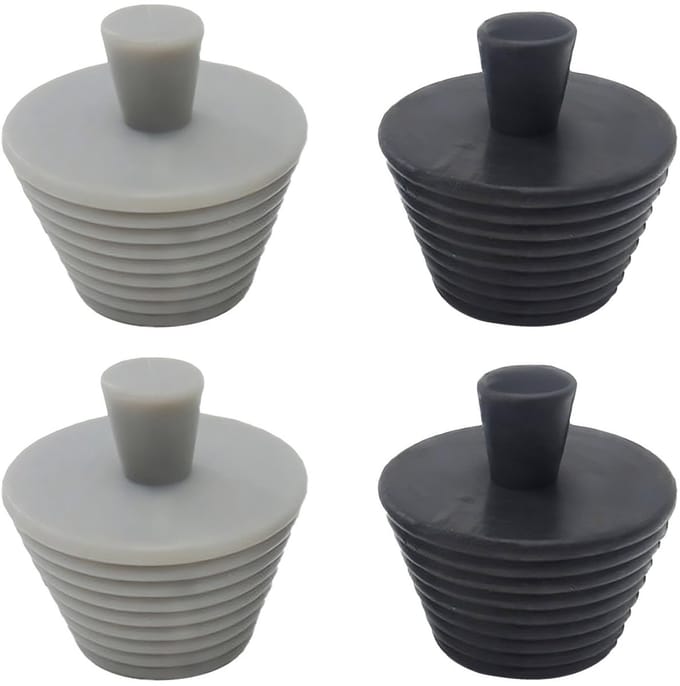 Dailygoods- Afvoerstop 4 Stuks - Siliconen - Universele Wastafelstop