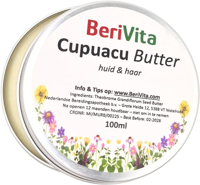 Cupuacu Butter 100ml - Ongeraffineerd - Pure, Onbewerkte Cupuacu Boter - Huid & Haren