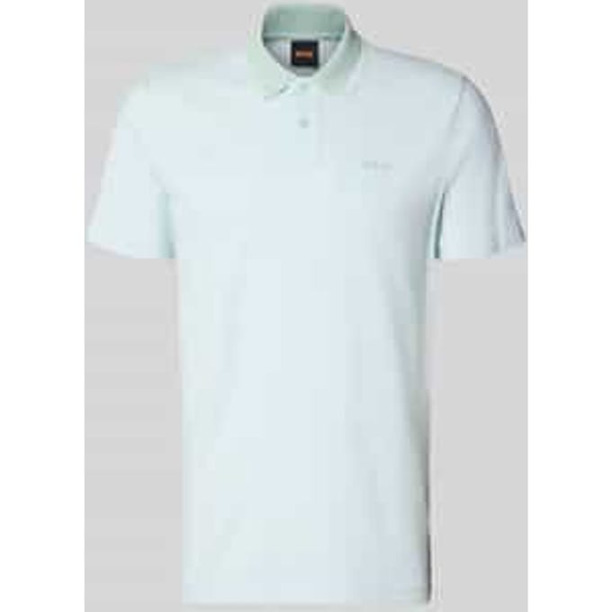 BOSS - Heren polo - Maat S - Mannen - 446 Turquoise/A - katoen
