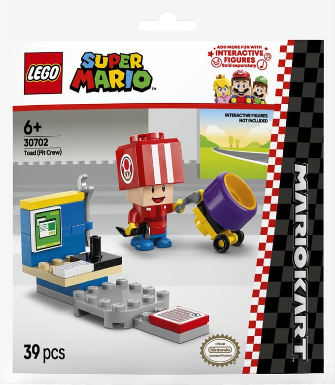 LEGO Super Mario 30702 - Mario Kart Toad Pitstop (paperbag)