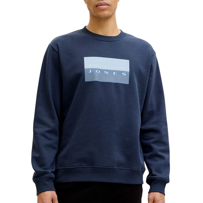 Jack & Jones Fusion Graphic Sweater Heren - Maat L