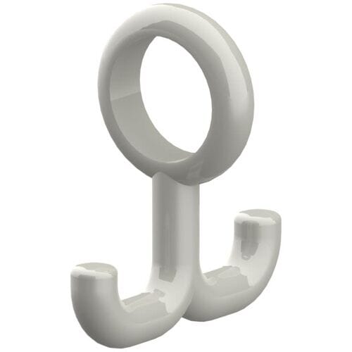 Megabad Profi Collection Silver Age System Double Coat Hook 9.8 x 8.5 cm 0362120067
