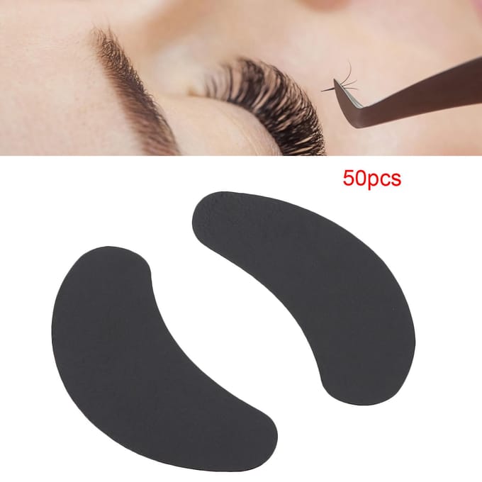50 stuks Valse Wimper Grafting Isolatie Pad Wimperextension Patch Cosmetisch Hulpmiddel white