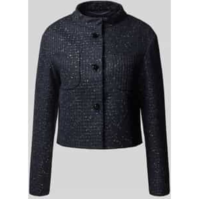 Regular fit korte blazer van katoenmix, model 'OUMO'
