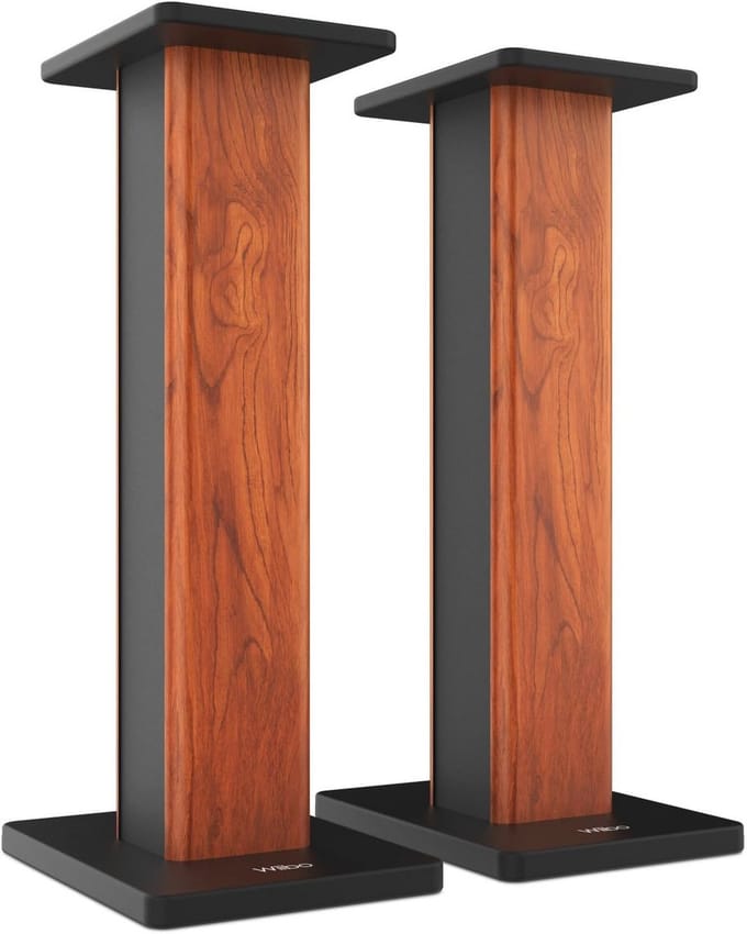Luidsprekerstandaards 60 cm - Universeel en Antivibratie - Elegant Design voor Thuis Bioscoop