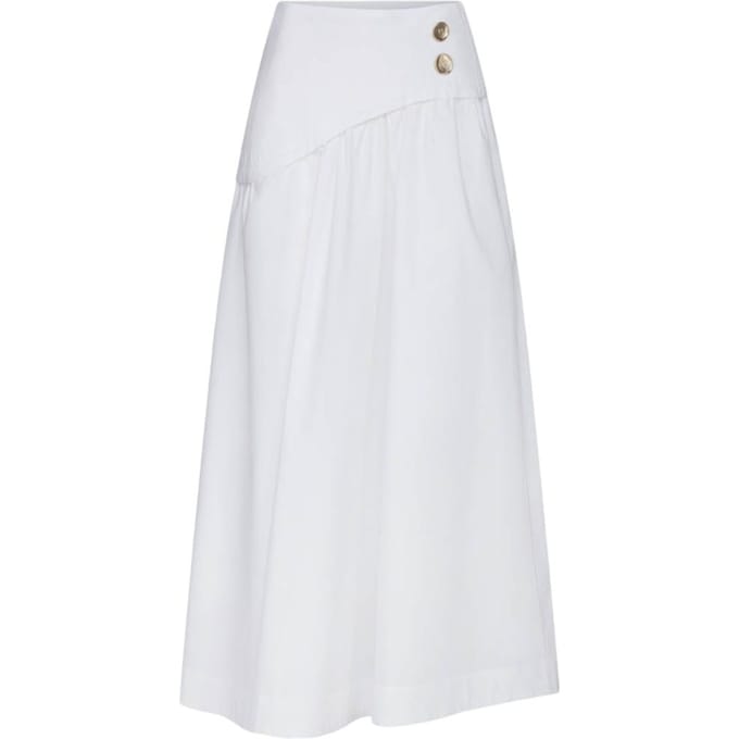 Skills & Genes - Witte lange rok W271CAMI591