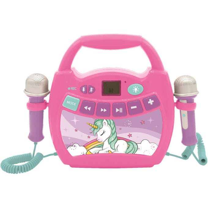 Lexibook My First Digital Player - Portable Karaoke for Kids - Unicorn - Pink