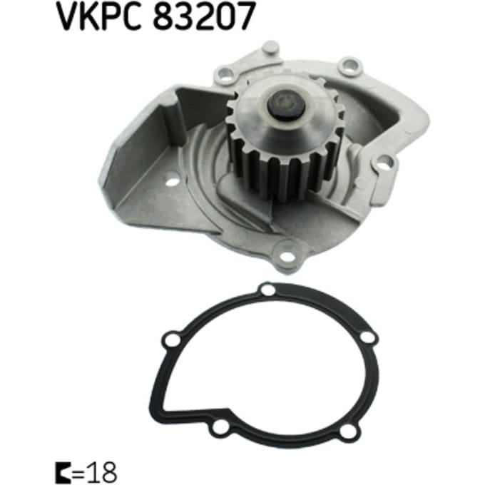 Koelvloeistof pomp SKF VKPC 83207