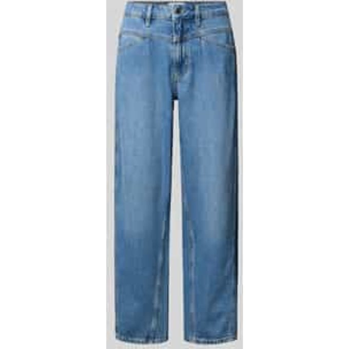 Losse & Ontspannen Jeans enkel lengte gewassen vrouw COMMA