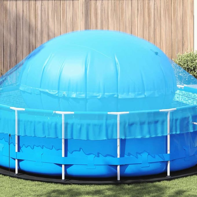 vidaXL - Winter - Poolkussen - Blauw - Ø - 310 - x - 180 - cm - PVC