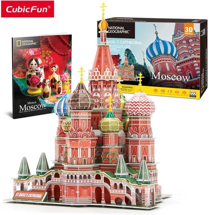 CubicFun ST. Basil’s Cathedral 3D-puzzel 222 stuk(s) Gebouwen