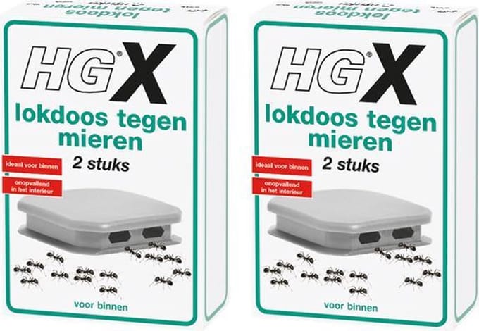 HG X Mierenlokdoos speciaal voor binnen gebruik - 4 Stuks !