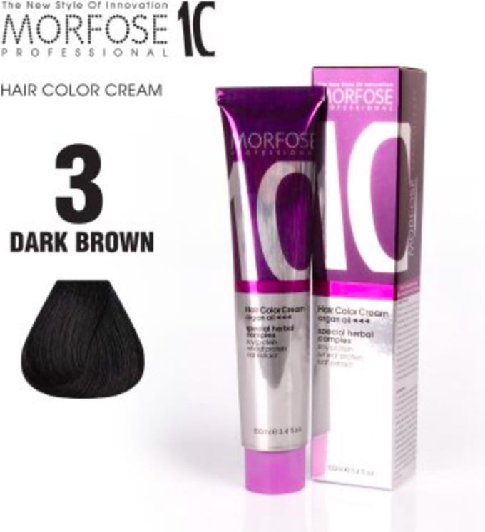 Morfose Color Cream 3 Dark Brown 100ml Haarverf