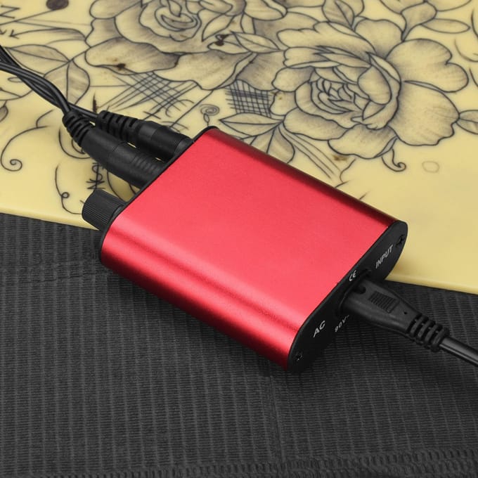 Roestvrijstalen Tattoo Voeding Spanningsstabilisator Regelaar Transformator Voor Spoelen en Roterende US Plug
