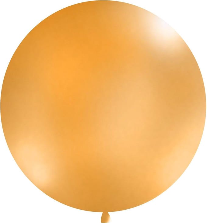 1 meter grote jumbo ballonnen Oranje