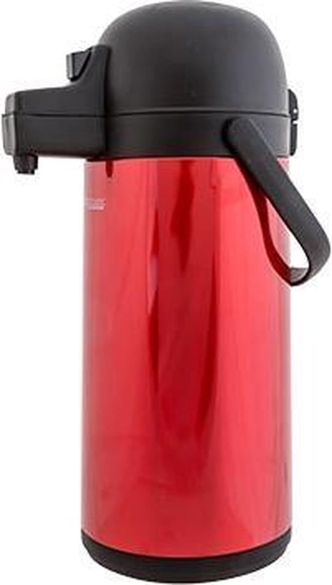 Thermos Thermoskan met Pomp Rood Inox 1.9 liter