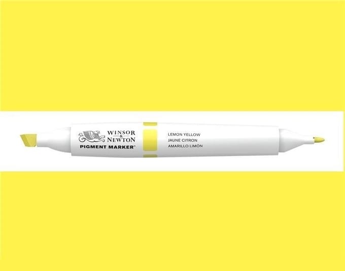 Winsor & Newton Pigment Marker Lemon Yellow 0202/346