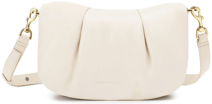 LES VISIONNAIRES Maelle Essential Crossbody tas Leder 27 cm - Dames - vanilla