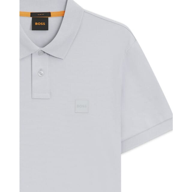 Passenger Slim-Fit Poloshirt in Lichtgrijs
