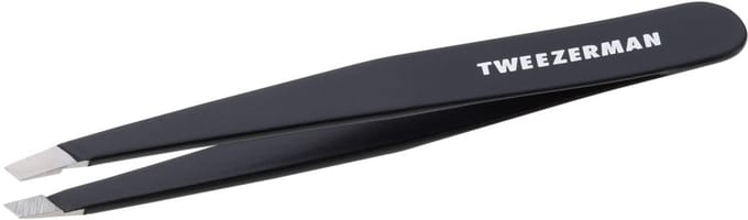 Tweezerman Slant Tweezer Midnight Sky – Wenkbrauw Pincet - Professioneel Precisie Pincet Met Schuine Punt – Voor Epileren En Haartjes Verwijderen – Roestvrij Staal – Geschikt Voor Fijne En Stugge Haren – Epileer Pincet Voor Wenkbrauwen