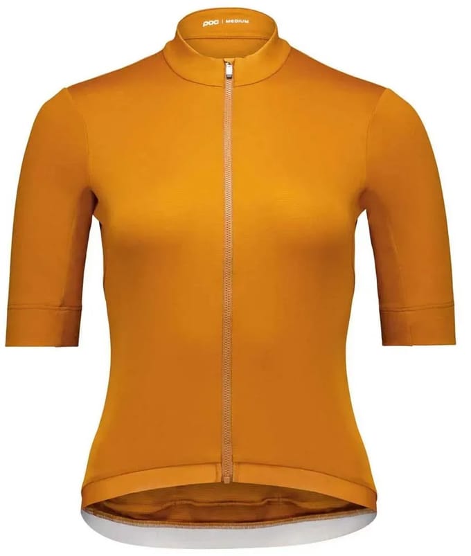 Poc Thermal Lite Korte Mouw Wielertrui Oranje L Vrouw