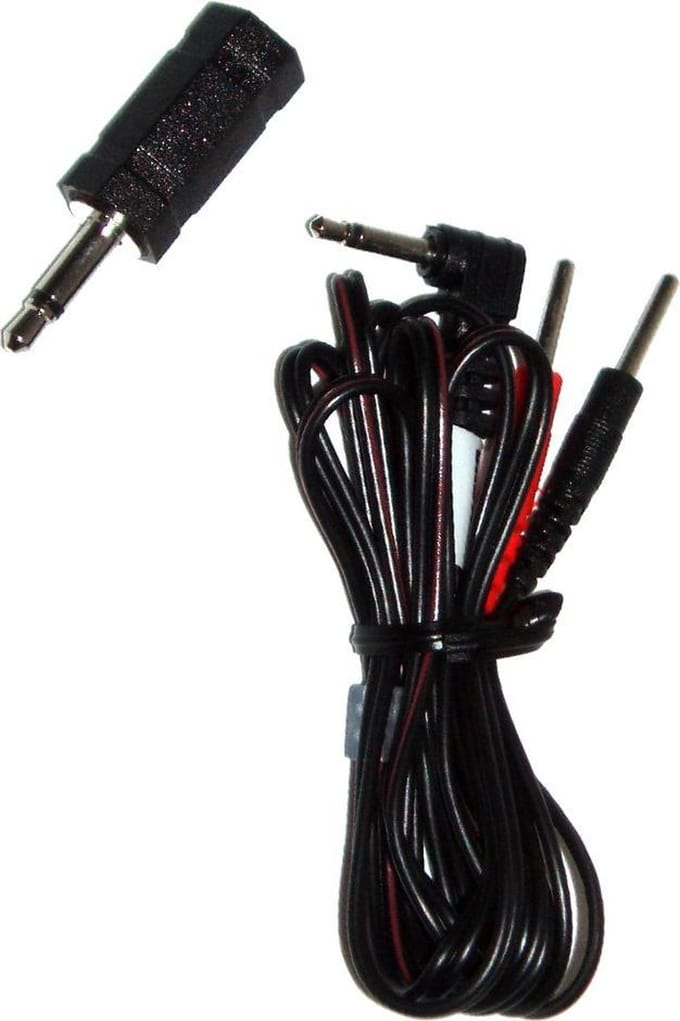 ElectraStim - Electrosex - Jack Adaptor Cable Kit 3.5 mm naar 2.5 mm