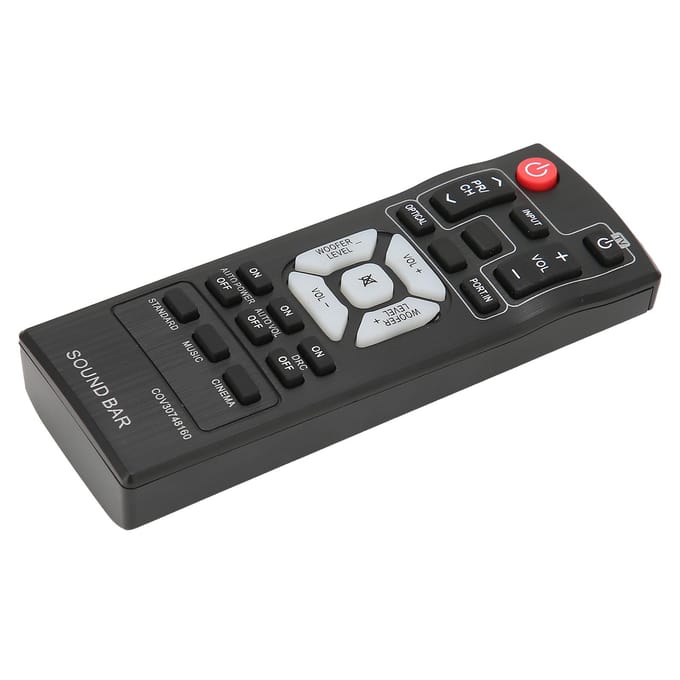 Télécommande de remplacement universelle pour barre de son Bluetooth LG black
