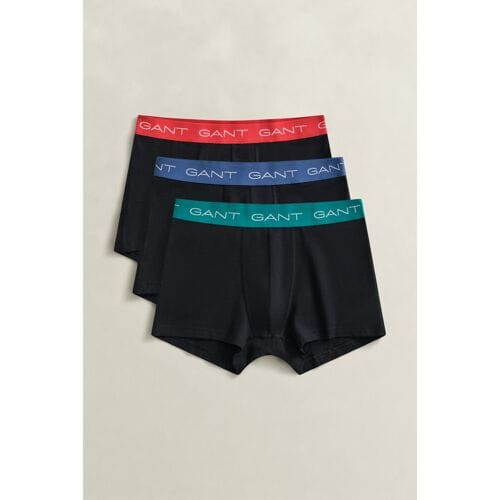 Gant Ondermode Trunk 3-Pack Zwart / male