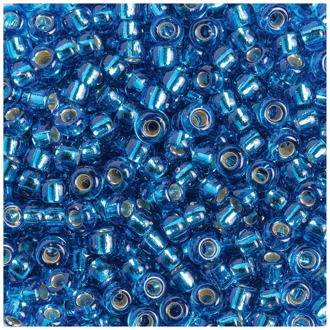 Miyuki Rocailles - silverlined turquois